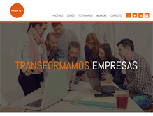 Tablet Screenshot of profilechile.com
